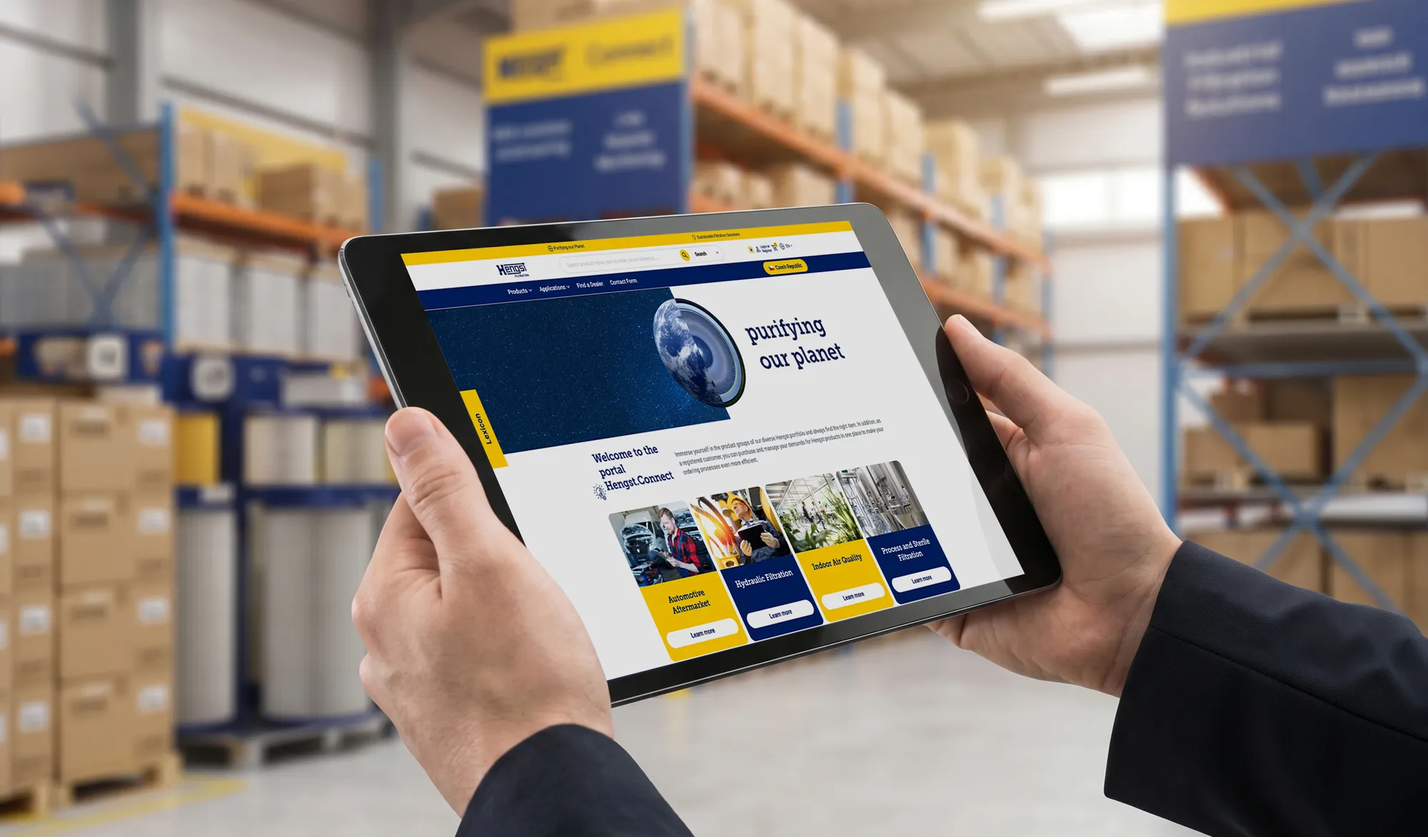 Uruchomienie platformy e-commerce Hengst Connect